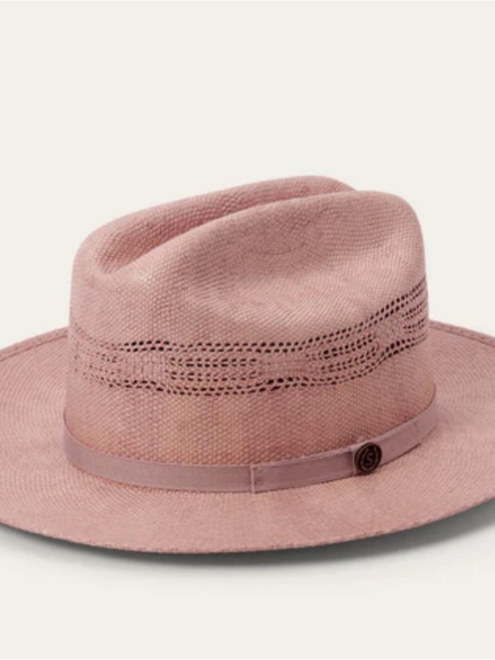 Stetson Redwood straw Fedora Hat